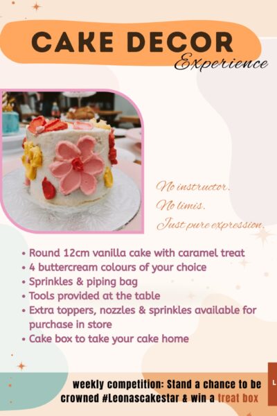 Cake Decor Experience