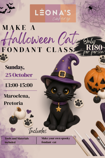 Make A Halloween Cat Fondant Class
