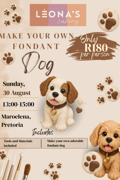 Make Your Own Dog Fondant Class