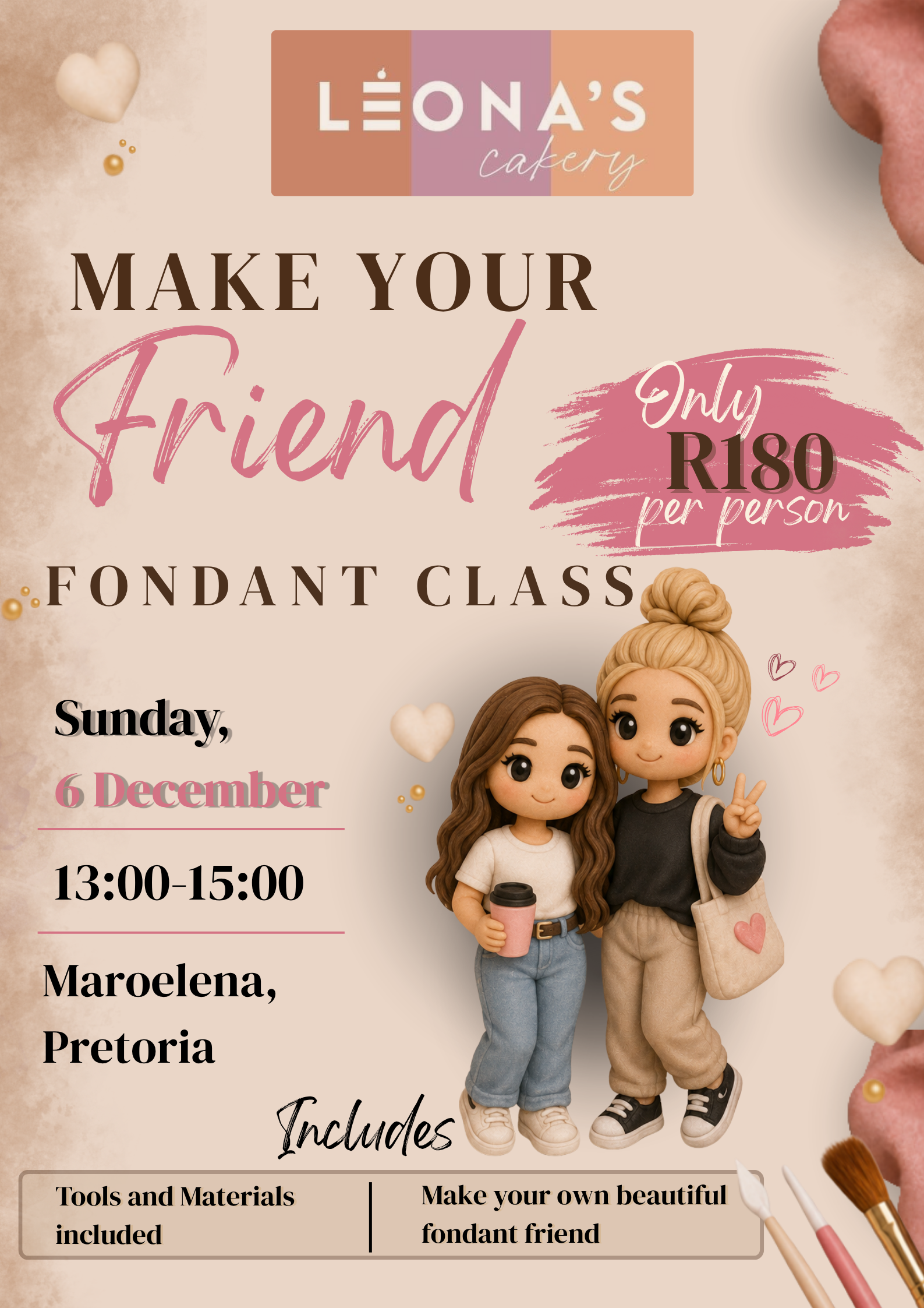 Make Your Friend Fondant Class