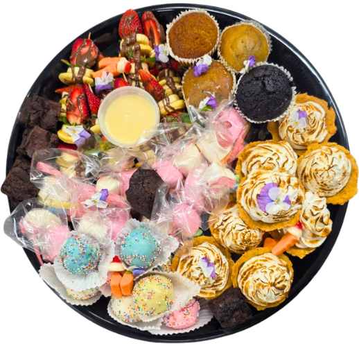Rose Gold Sweet Platter (serves 8 guests)